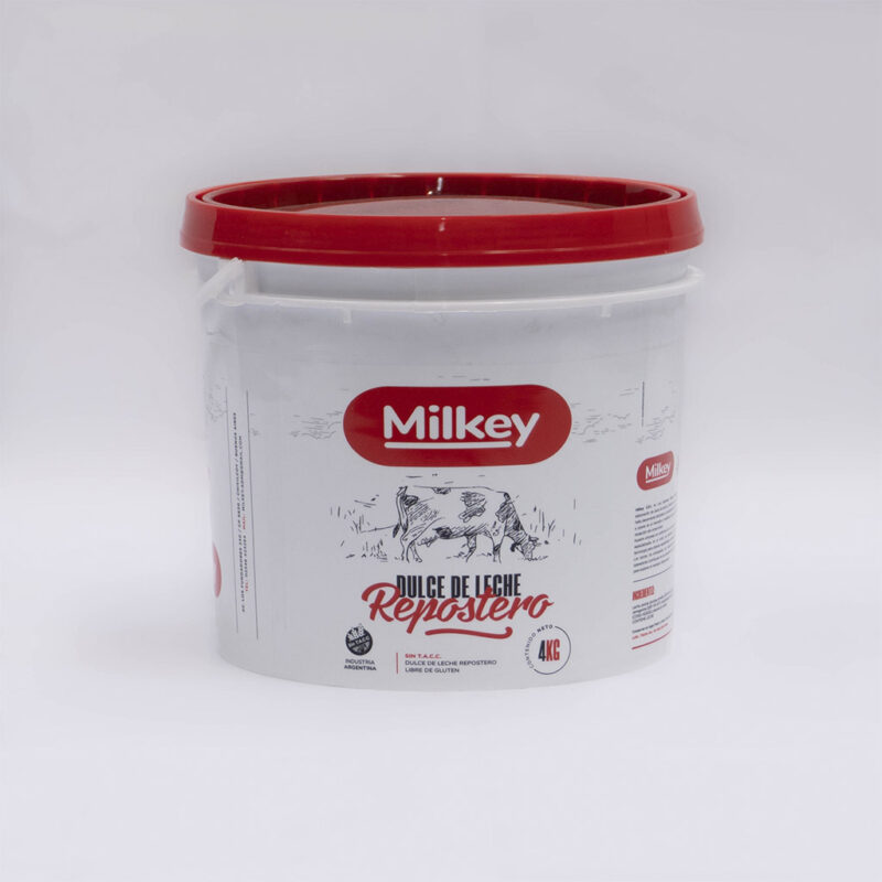 Dulce de leche repostero milkey balde x 4 kg