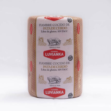 Fiambre cocido de pata de cerdo barril luvianka x kg